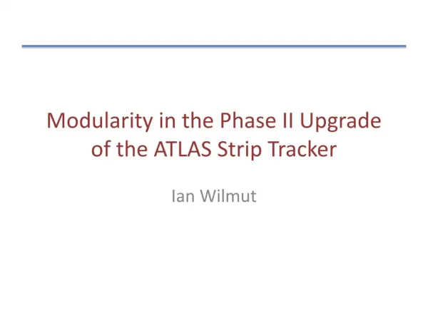 Modularity in the Phase II Upgrade of the ATLAS Strip Tracker