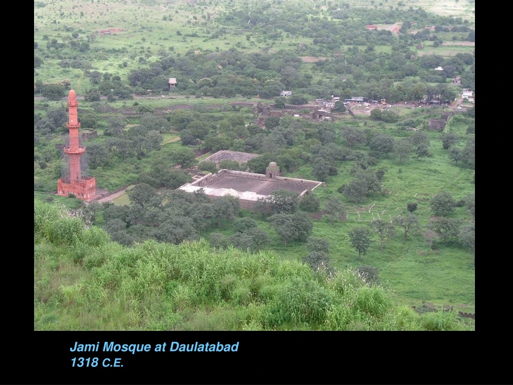 jami mosque at daulatabad 1318 c e