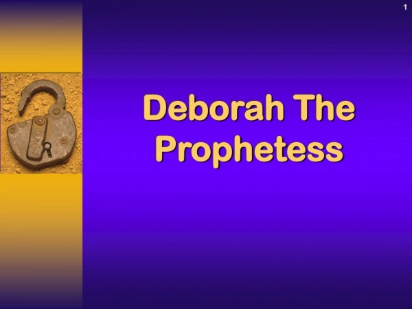 Deborah The Prophetess