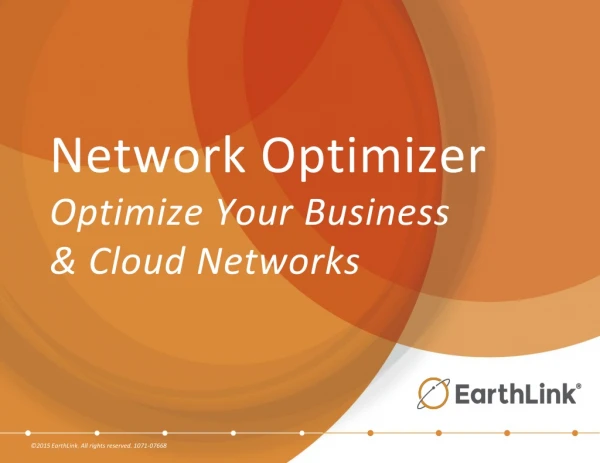 Network Optimizer Optimize Your Business &amp; Cloud Networks