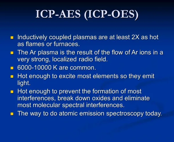 ICP-AES ICP-OES