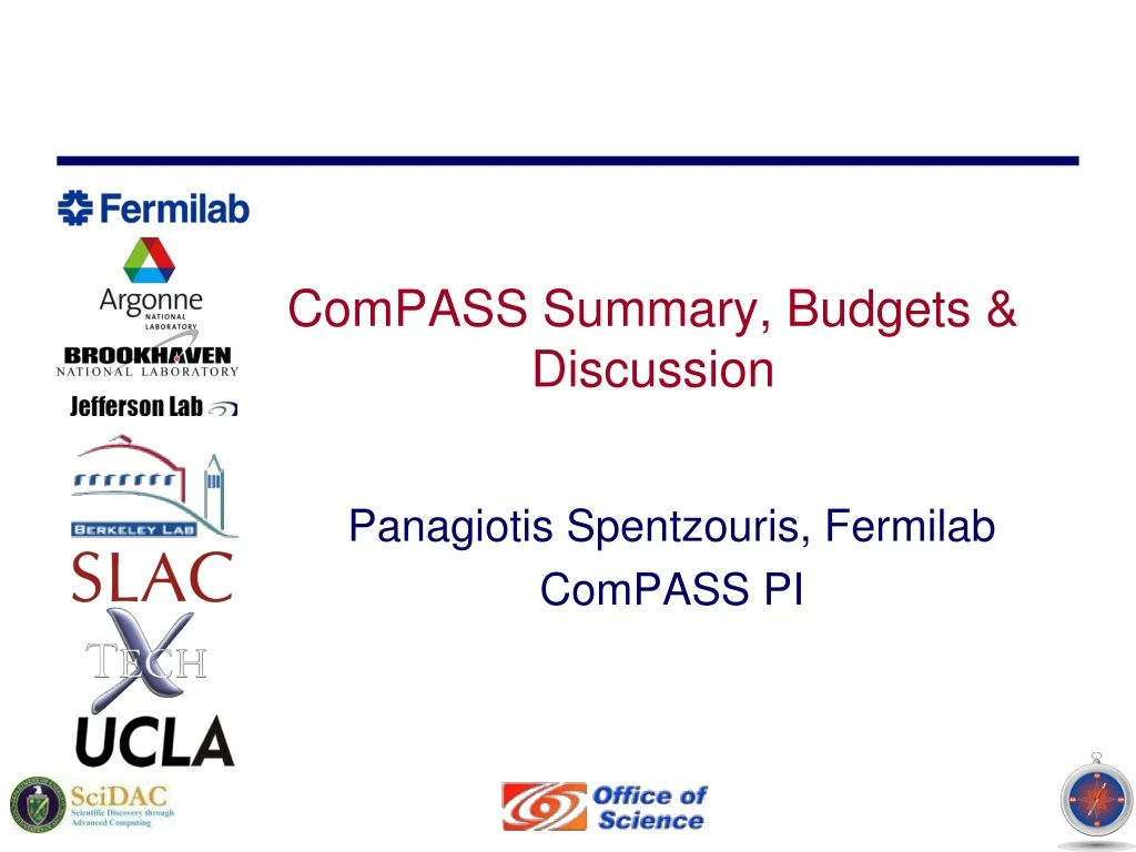 compass summary budgets discussion