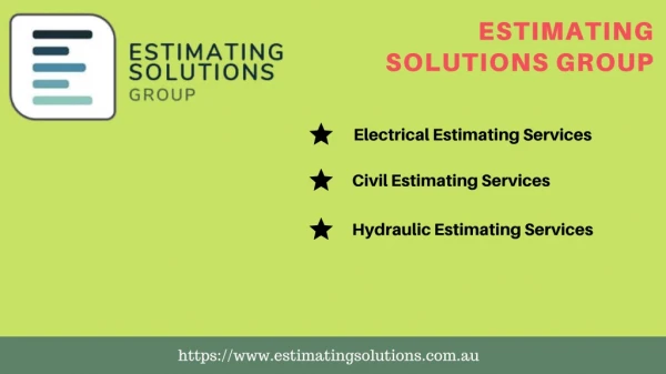 Estimating Solutions Group