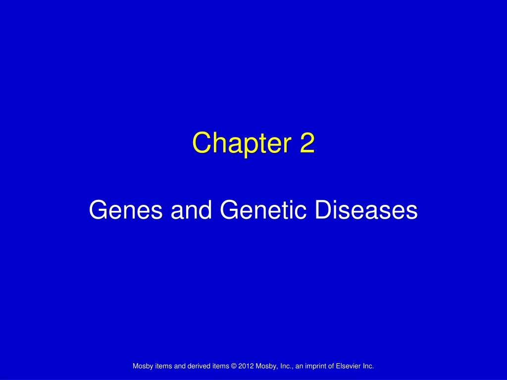 genes and genetic diseases