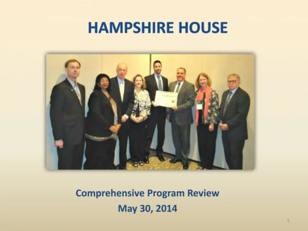 Comprehensive Program Review May 30, 2014