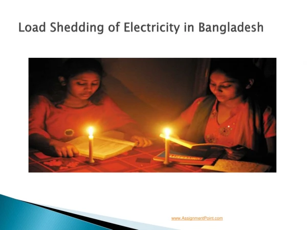 Load Shedding of Electricity in Bangladesh
