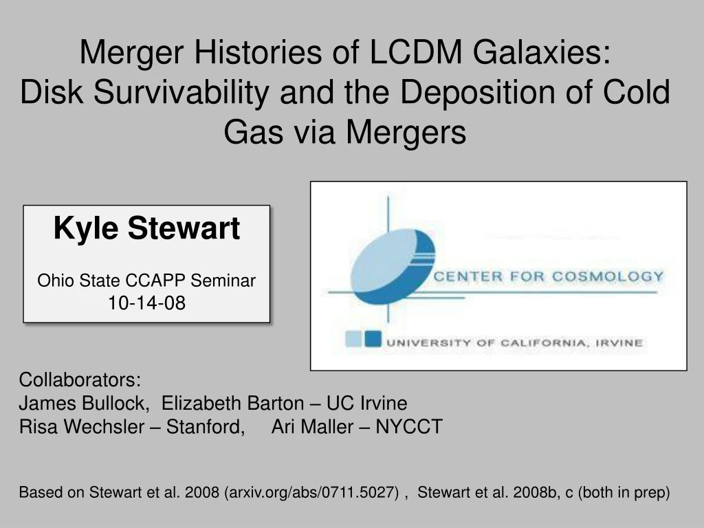 merger histories of lcdm galaxies disk survivability and the deposition of cold gas via mergers