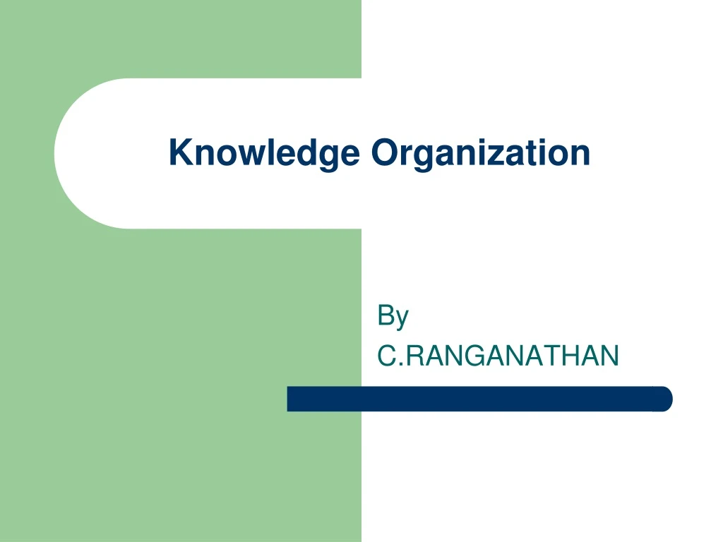 knowledge organization