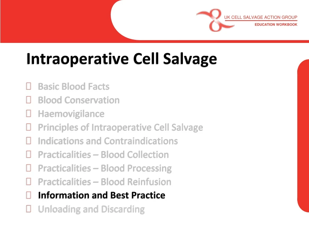 intraoperative cell salvage