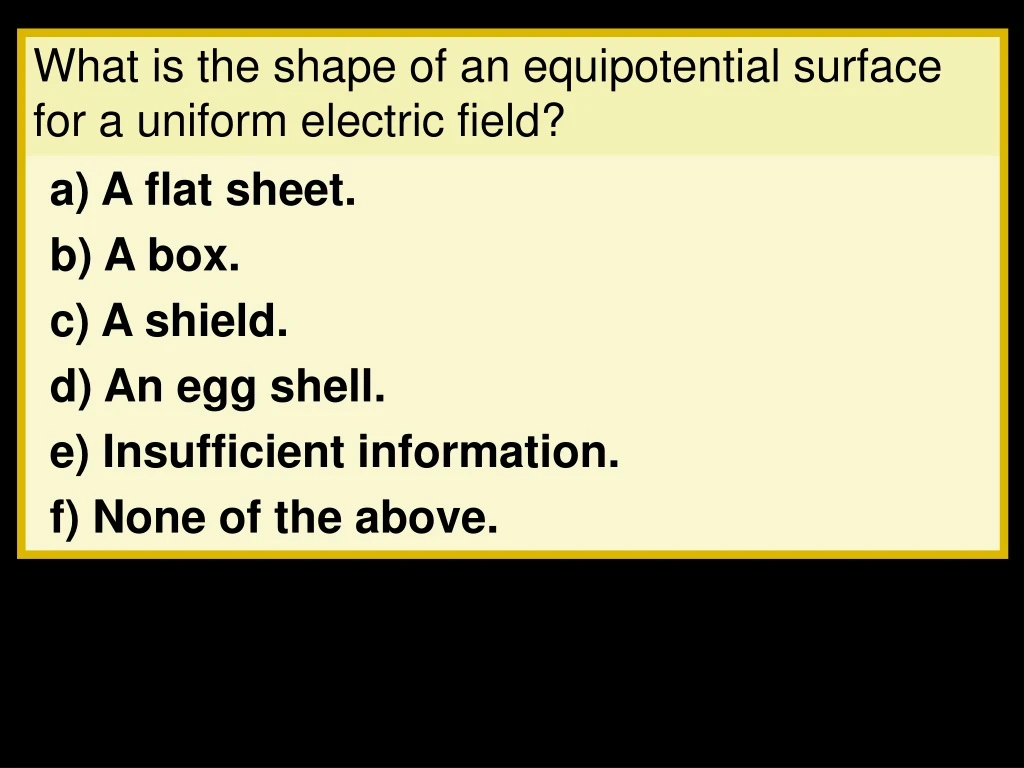 what is the shape of an equipotential surface