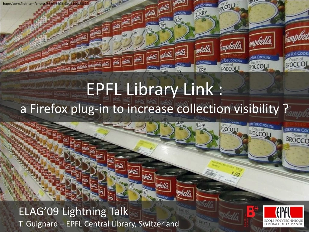 epfl library link a firefox plug in to increase collection visibility