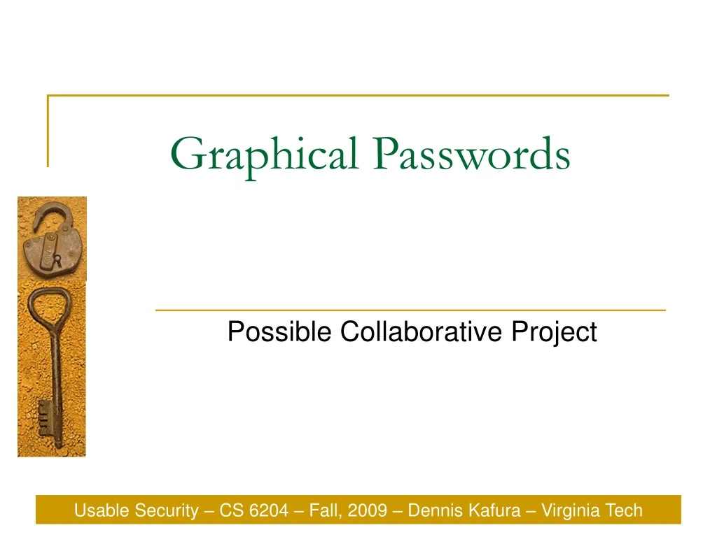 graphical passwords