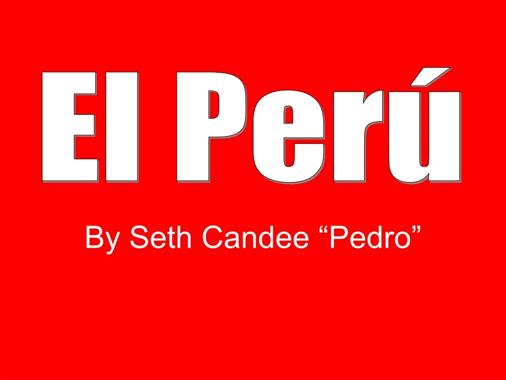 by seth candee pedro