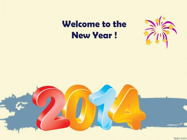 Welcome to the New Year !