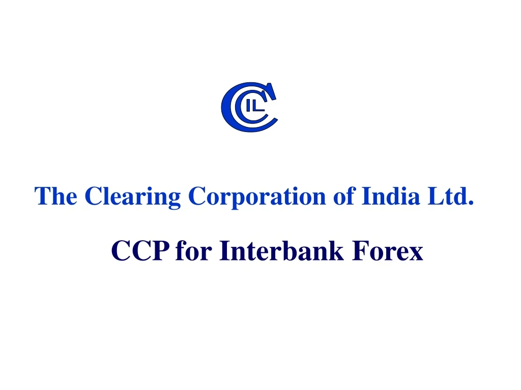 the clearing corporation of india ltd