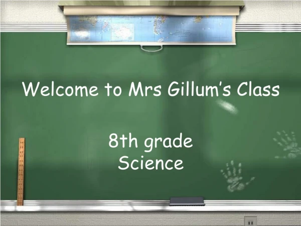 Welcome to Mrs Gillum’s Class