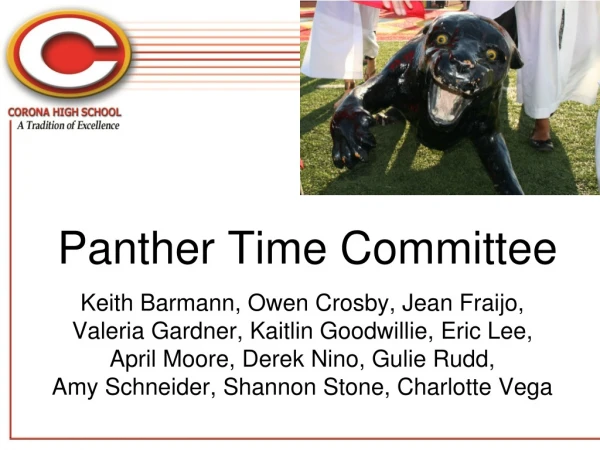 Panther Time Committee