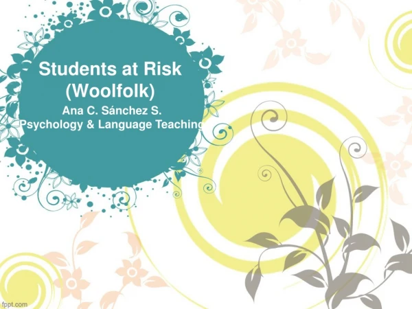 Students at Risk (Woolfolk)