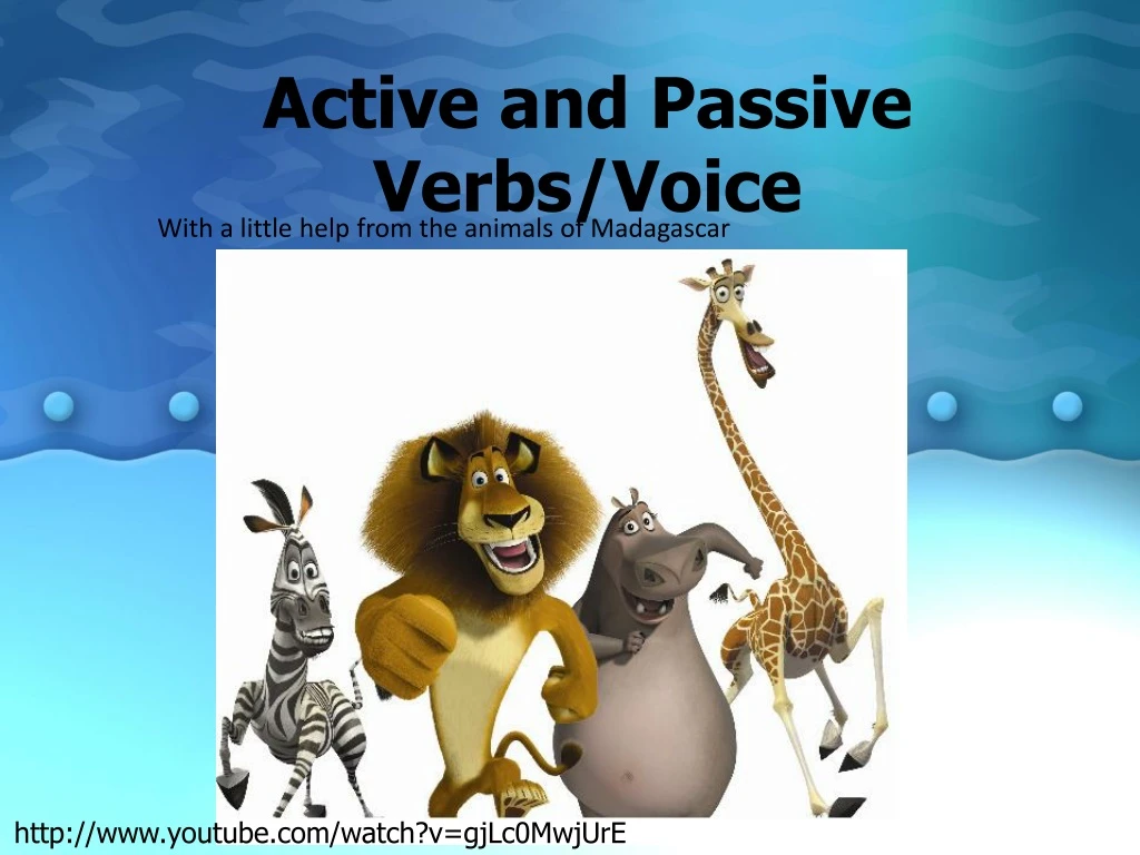 active and passive verbs voice
