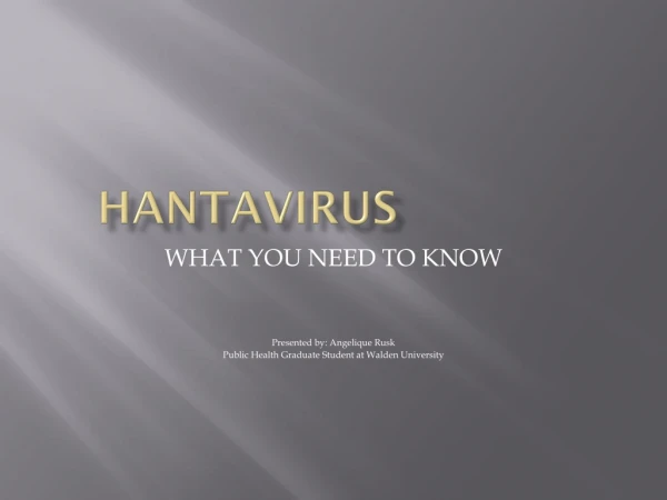 HANTAVIRUS