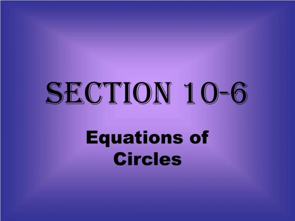 Section 10-6