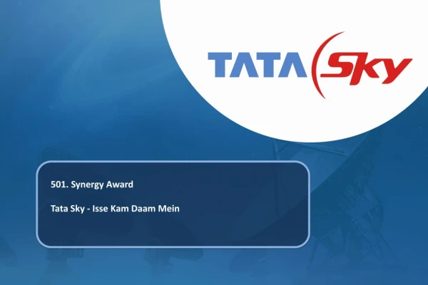 501. Synergy Award Tata Sky - Isse Kam Daam Mein