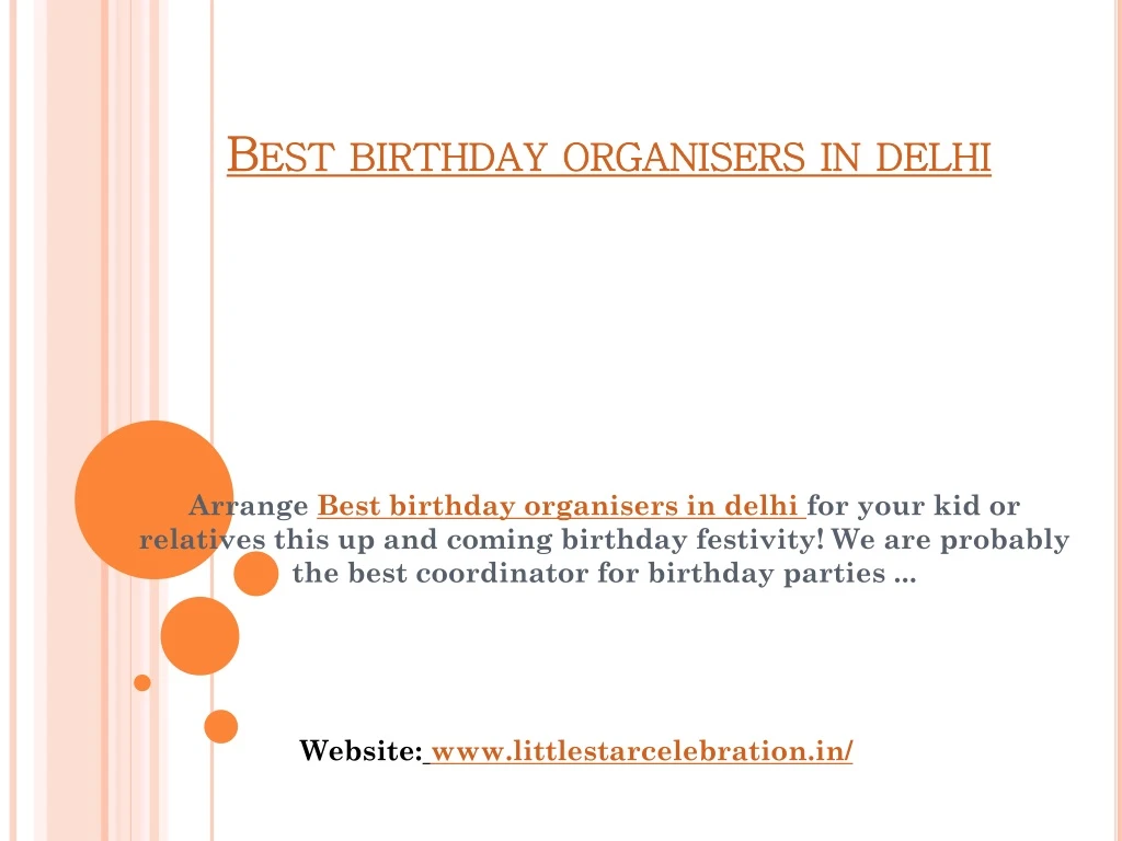 best birthday organisers in delhi