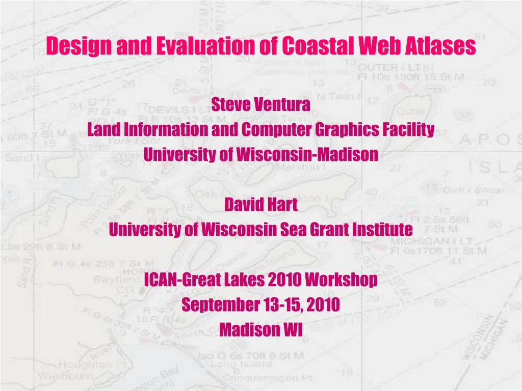 design and evaluation of coastal web atlases