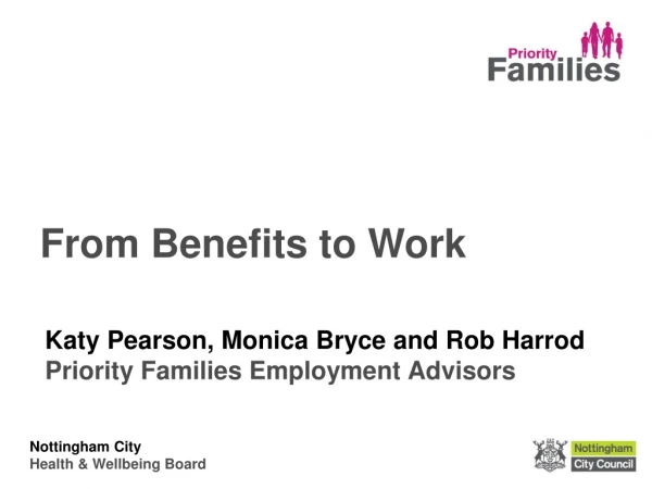 From Benefits to Work