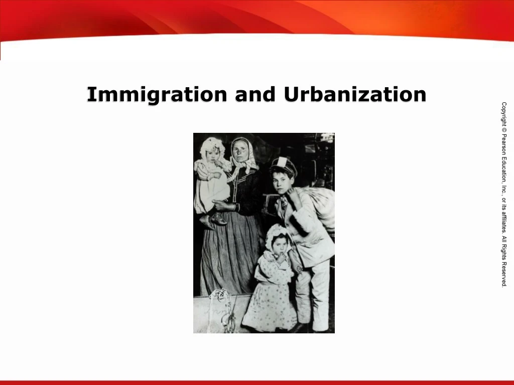 immigration and urbanization