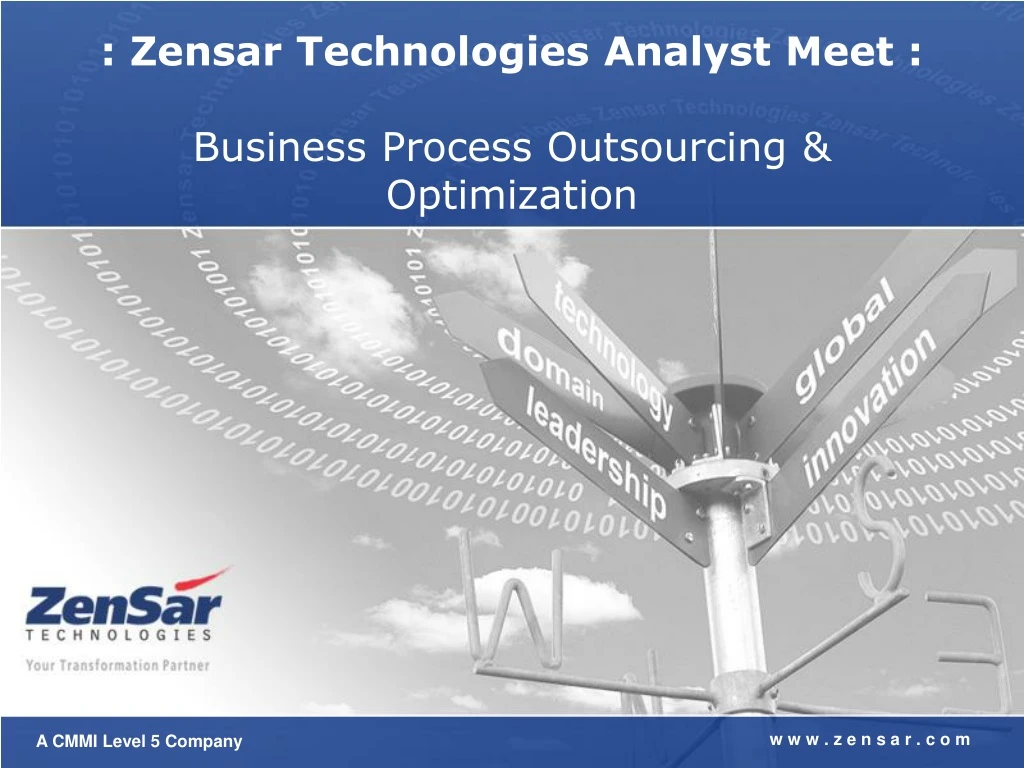 zensar technologies analyst meet business process outsourcing optimization
