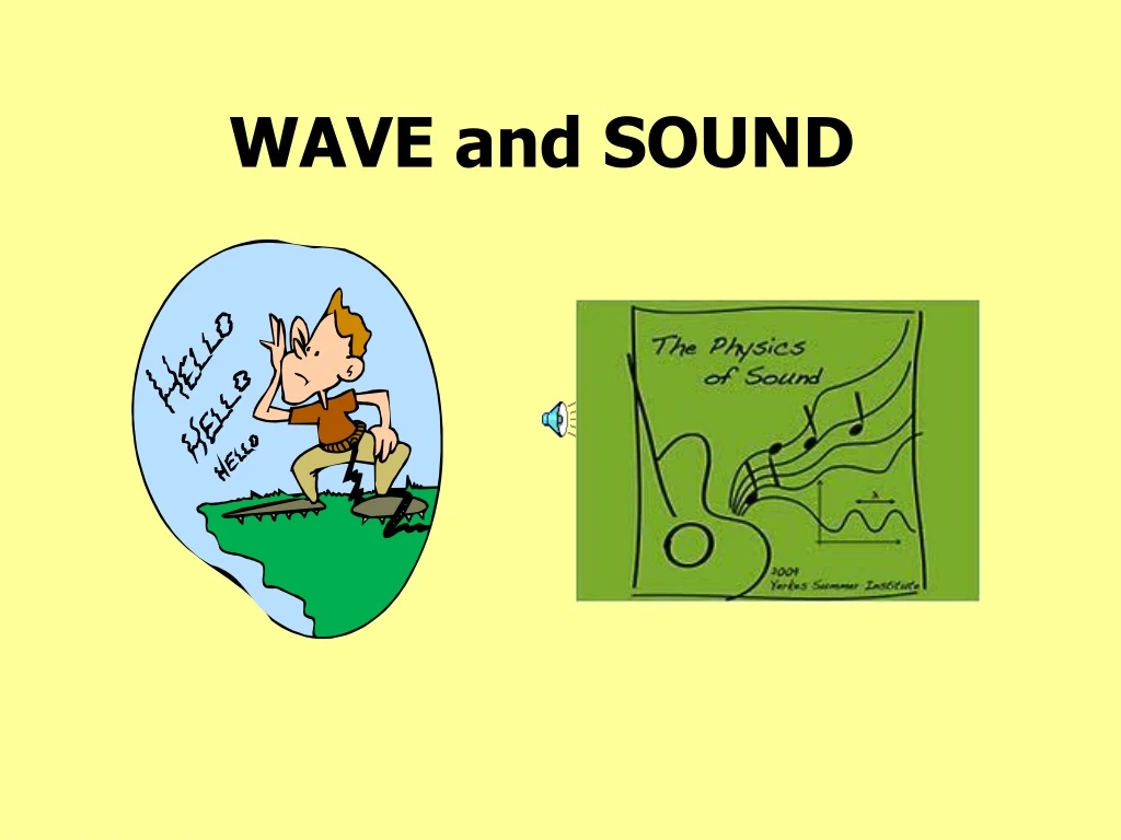 wave and sound