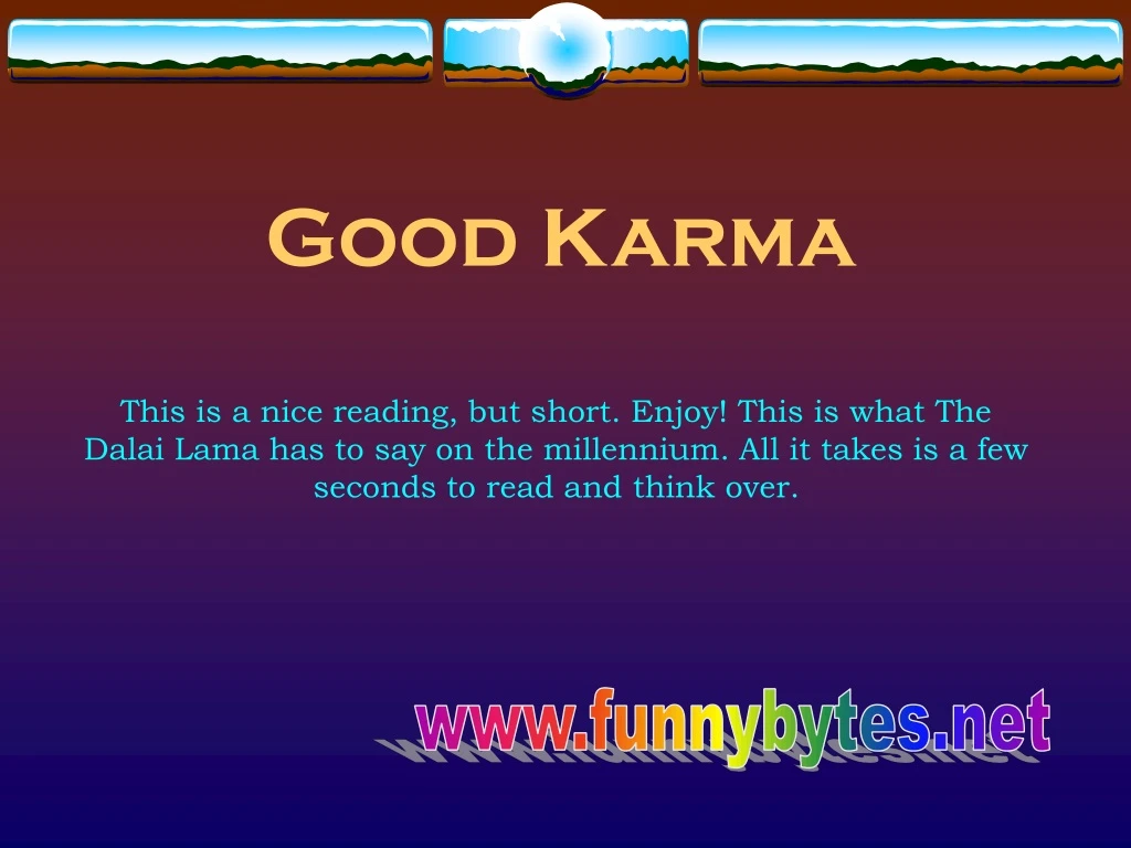 good karma