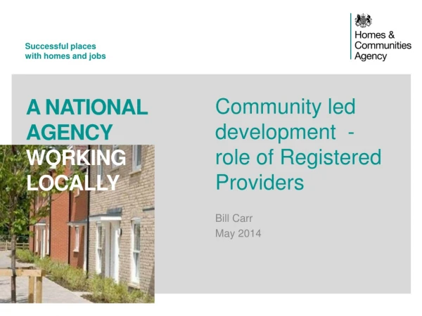 Community led development - role of Registered Providers