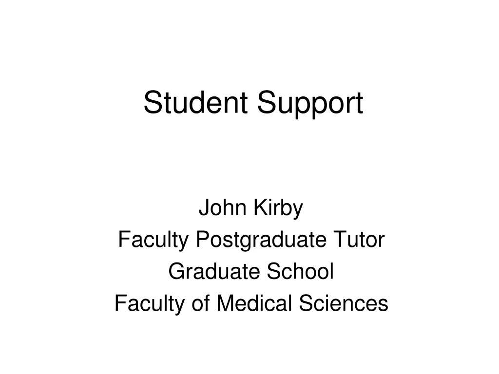 student support