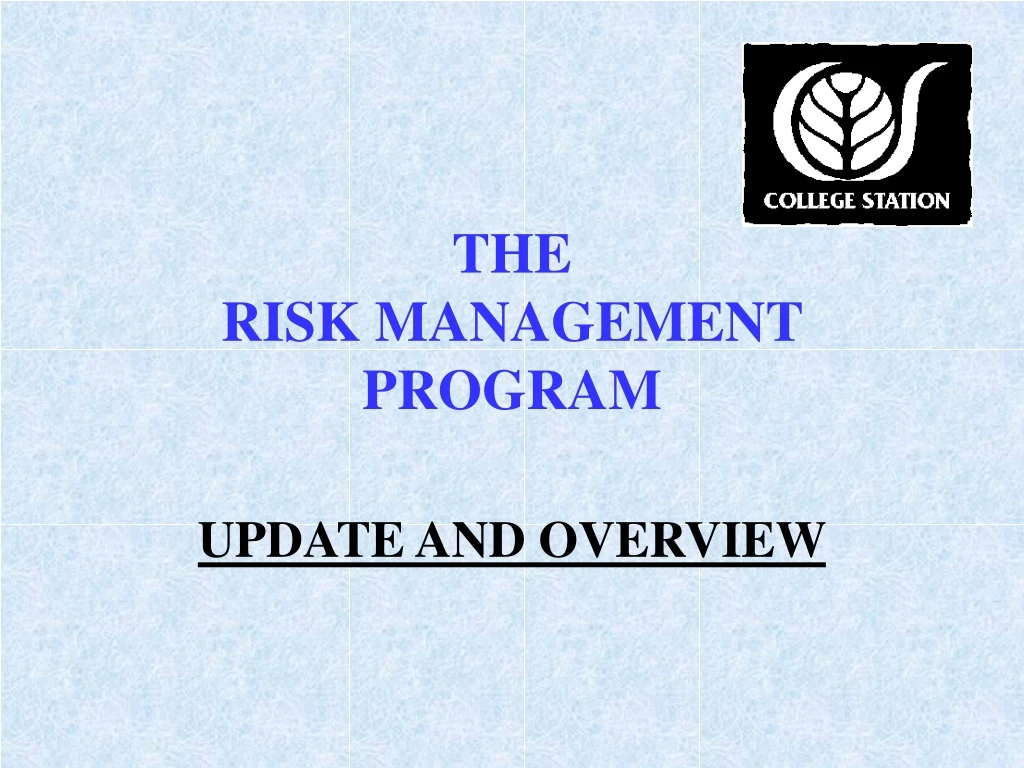 the risk management program