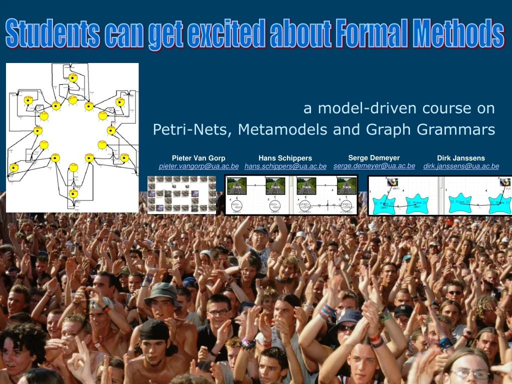 a model driven course on petri nets metamodels and graph grammars