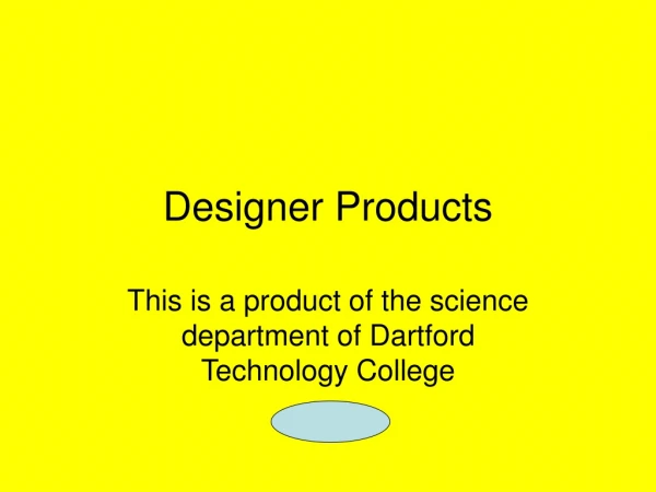 Designer Products