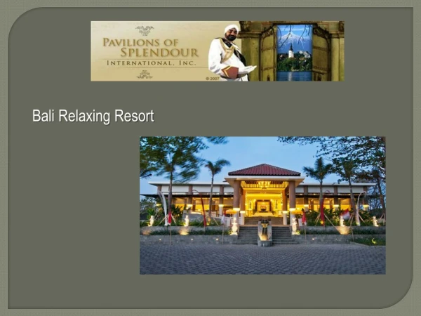 Bali Relaxing Resort