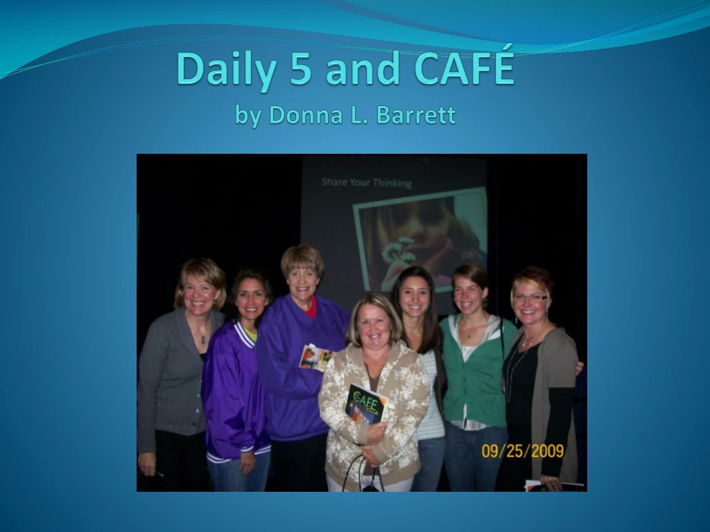 daily 5 and caf by donna l barrett