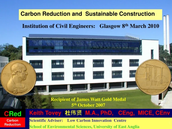 Carbon Reduction and Sustainable Construction