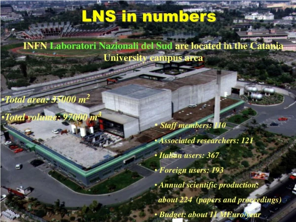 LNS in numbers