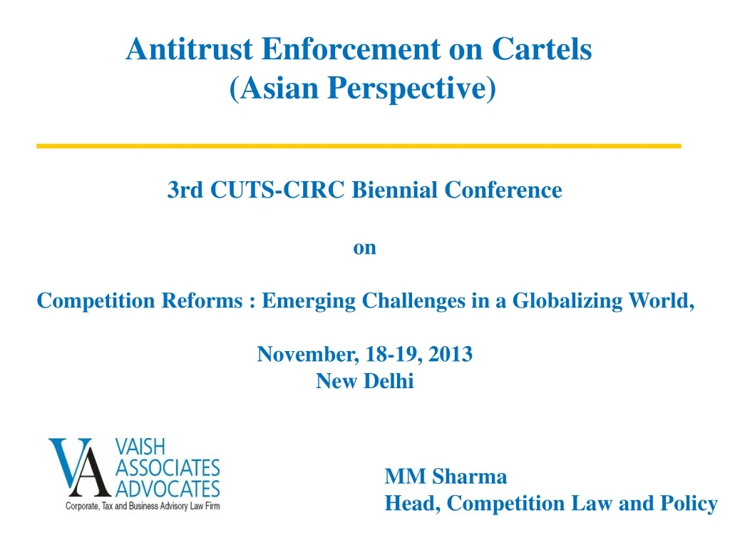 antitrust enforcement on cartels asian perspective