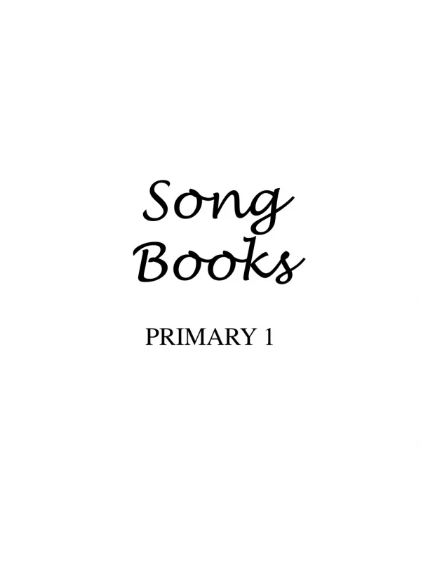 Song Books