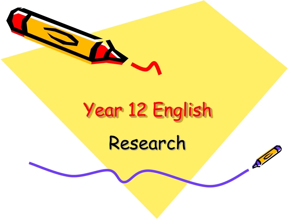 year 12 english