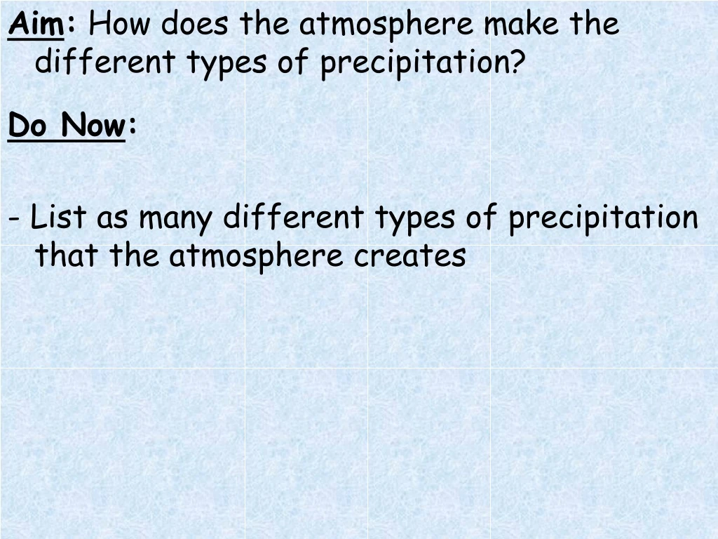 aim how does the atmosphere make the different