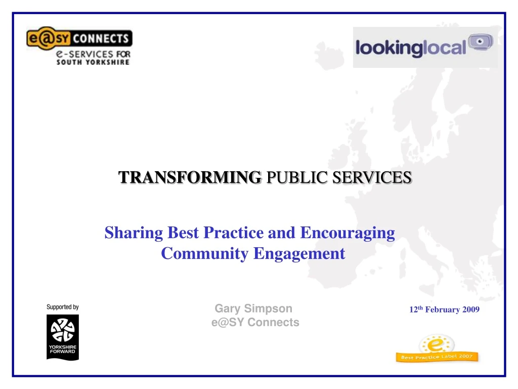 transforming public services sharing best