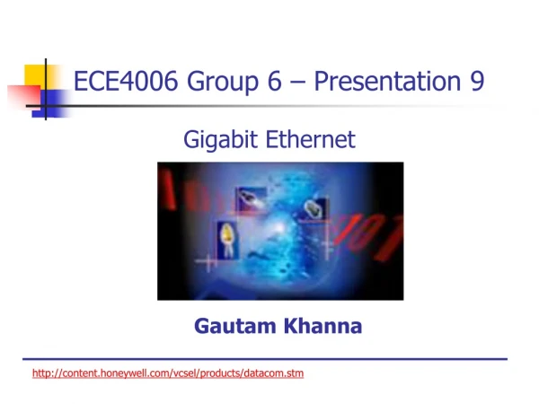ECE4006 Group 6 – Presentation 9