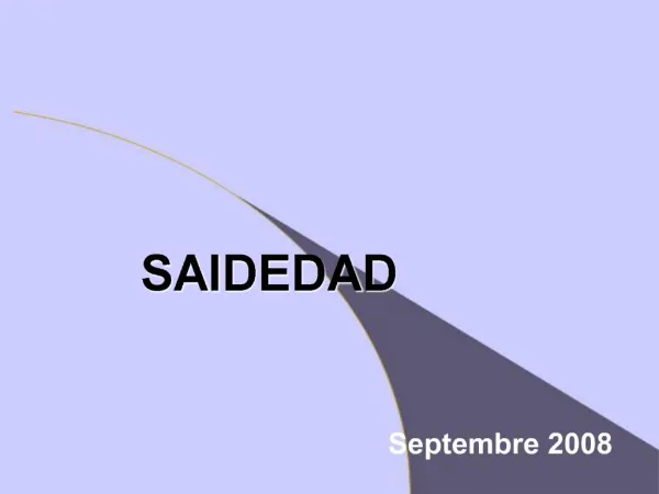 SAIDEDAD