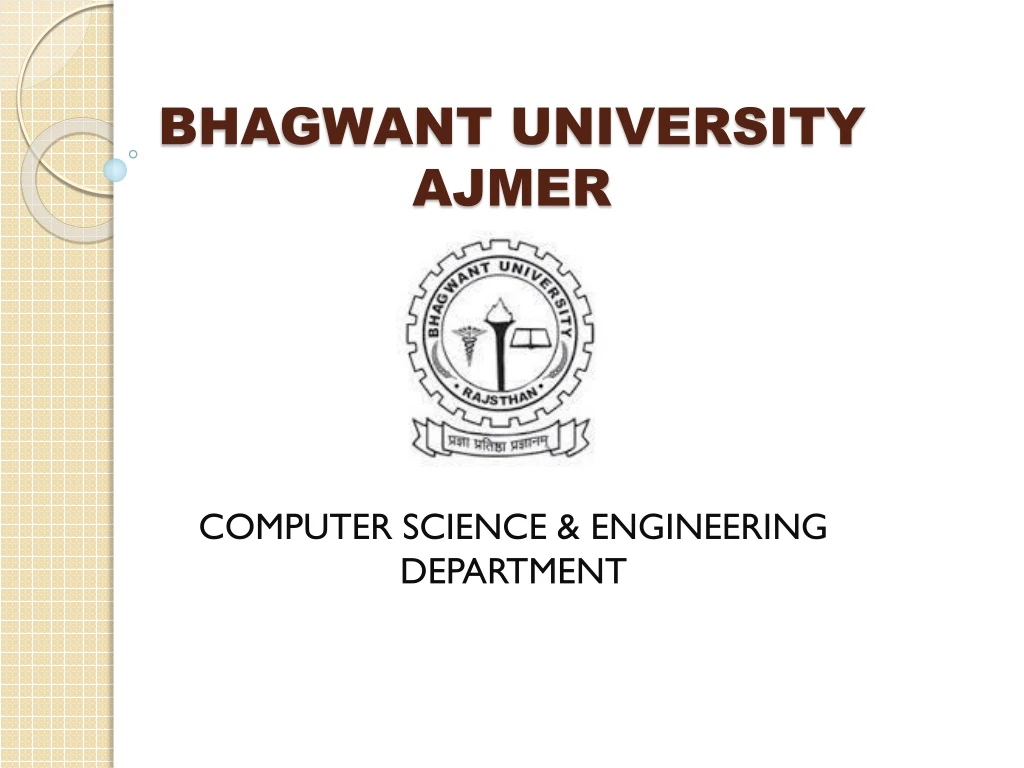bhagwant university ajmer